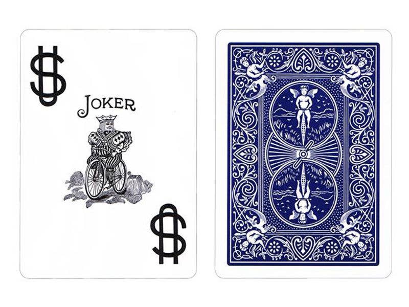 Cartas de póquer Bicycle Prestige Jumbo (azules)