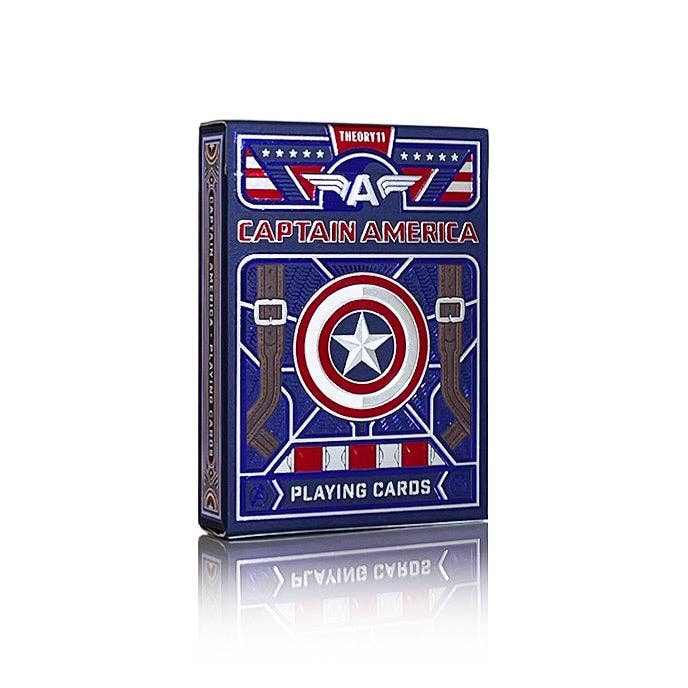 Cartas de juego Captain America Theory11