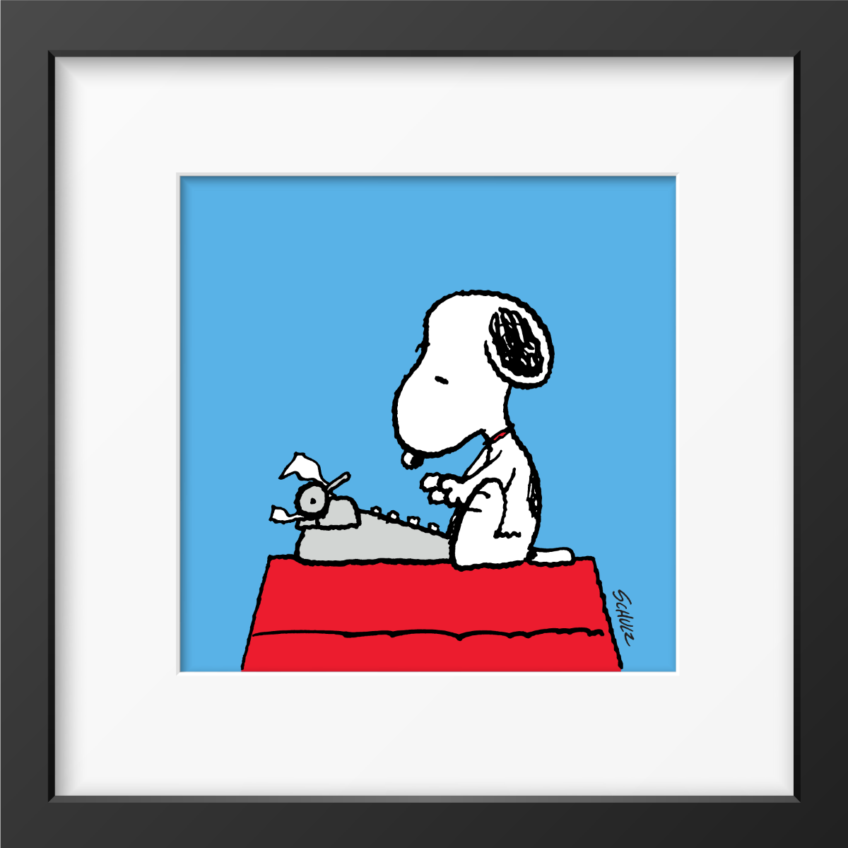 CUADRO SNOOPY MÁQUINA DE ESCRIBIR