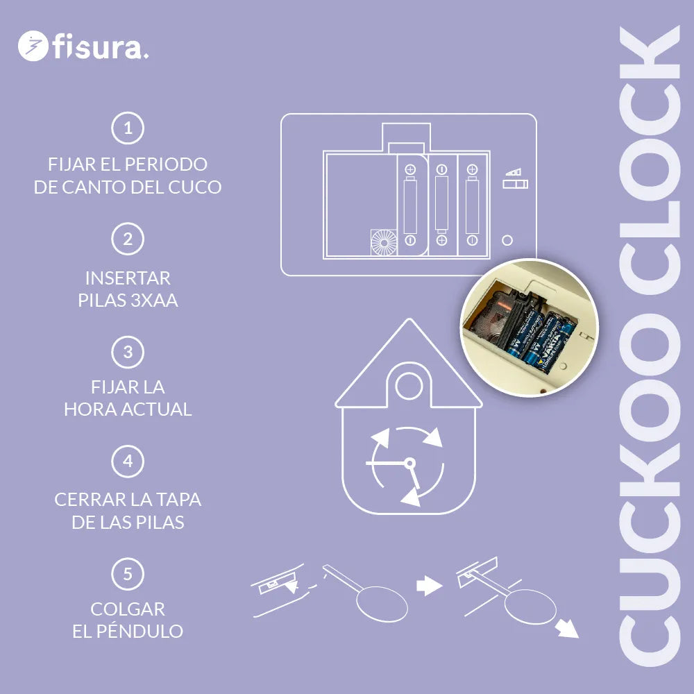 Reloj de cuco Very Peri