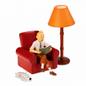 Figurine Tintin dans son fauteuil – Pixi Regout – (1992)