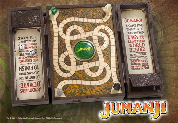 Réplica del tablero de Jumanji