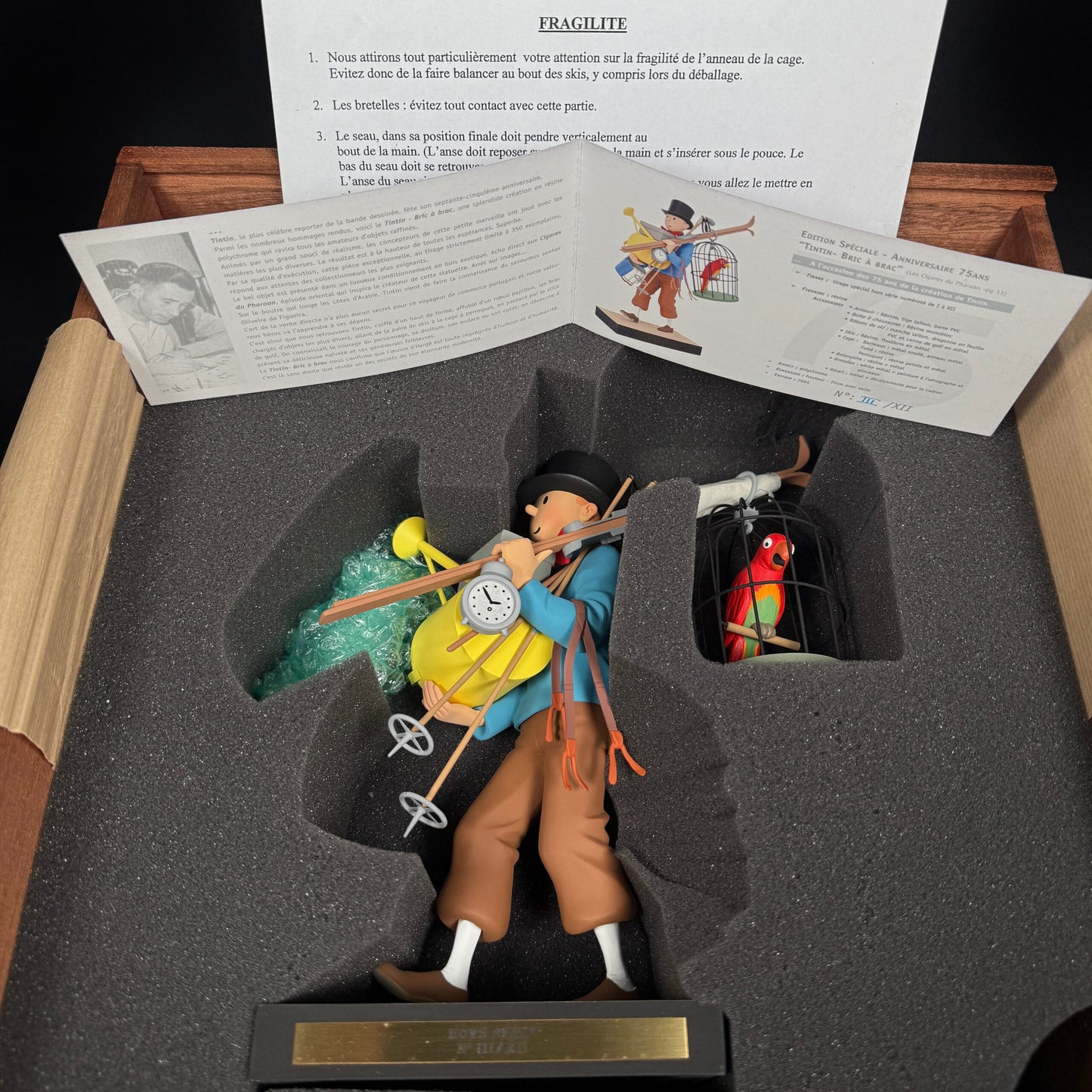 Figurine Tintin Bric à Brac – Fariboles – 2004