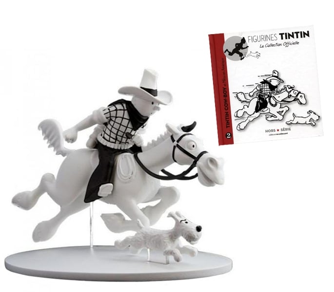 Tintin cow-boy et Milou en Amérique