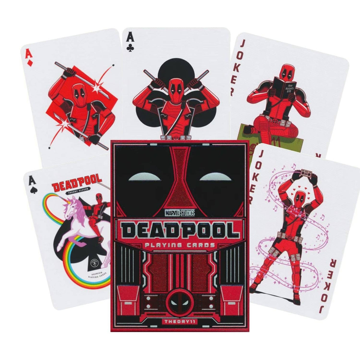Baraja de cartas Deadpool de Theory11