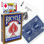 Cartas de póquer Bicycle Rider Standard con marco dorado (azul)
