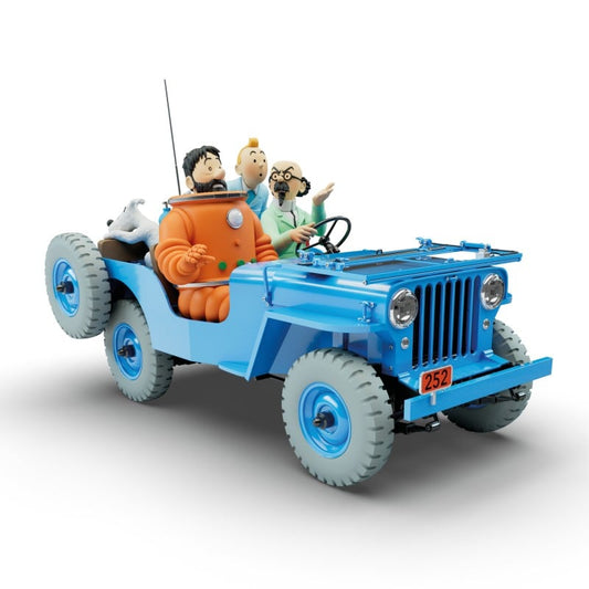 Jeep Azul "Objetivo la Luna" Escala 1:18