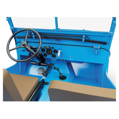 Jeep Azul "Objetivo la Luna" Escala 1:18