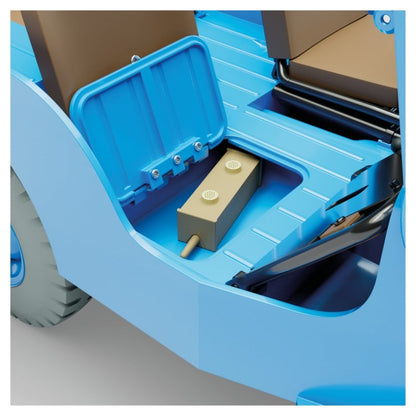 Jeep Azul "Objetivo la Luna" Escala 1:18