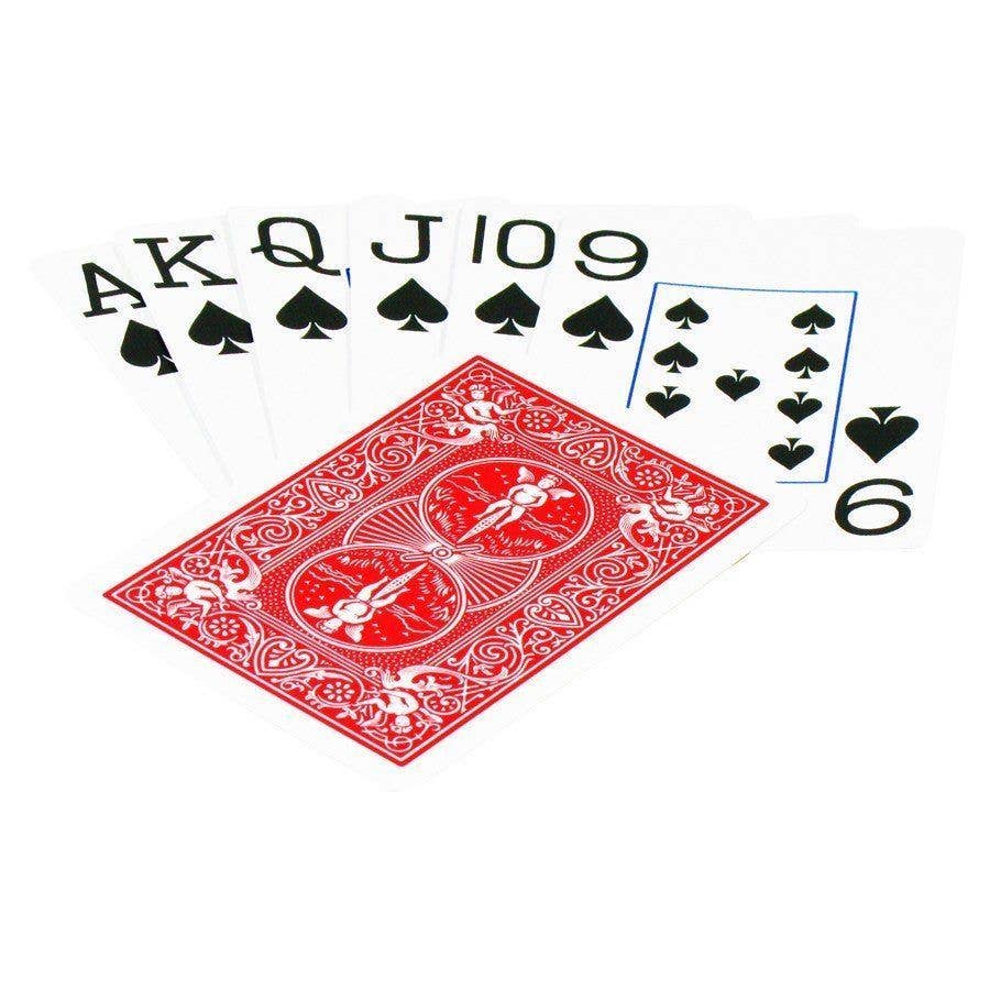 Cartas de póker Bicycle Prestige Jumbo (rojas)