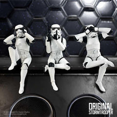 Stormtrooper Figuras Three Wise Sitting Stormtroopers 11 cm