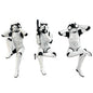 Stormtrooper Figuras Three Wise Sitting Stormtroopers 11 cm