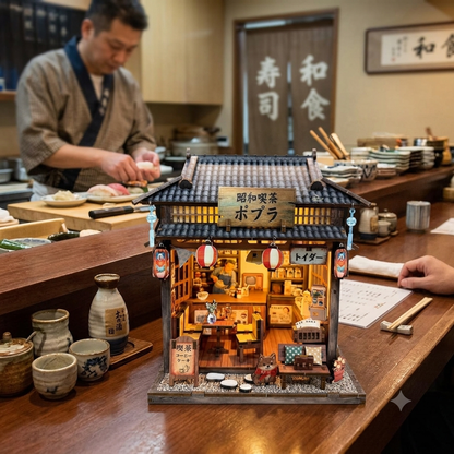Maqueta Cafetería Japonesa