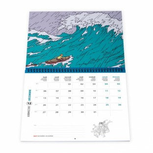 Calendario Tintín 2027 de pared