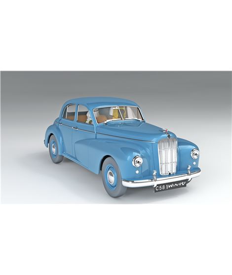 coche-escala-1-24-53-la-morris-six-tintin-au-pays-de-lor-noir