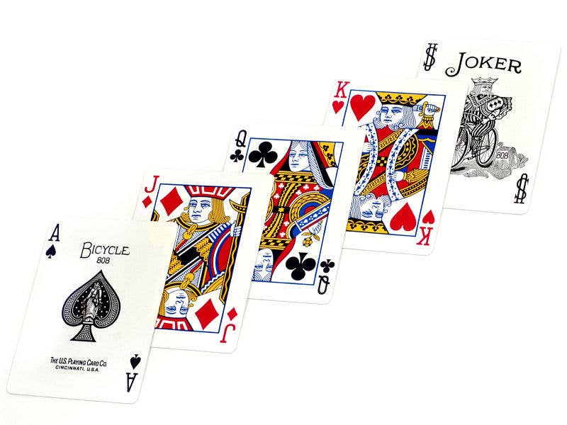 Cartas de póker Bicycle Rider estándar (rojo)
