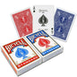 Cartas estándar Bicycle Rider, 2 barajas, azules y rojas