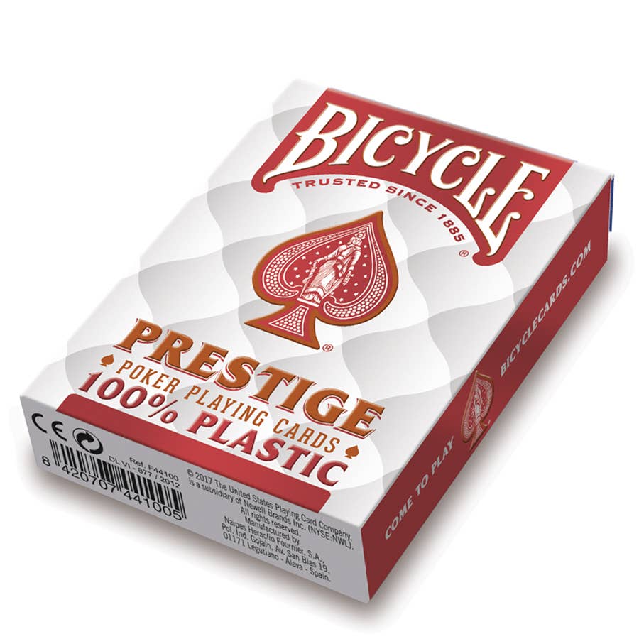 Cartas de póker Bicycle Prestige Jumbo (rojas)