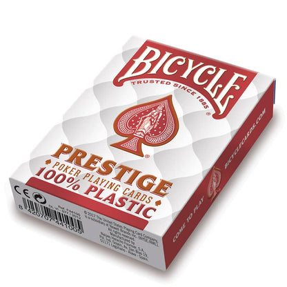 Cartas de póker Bicycle Prestige Jumbo (rojas)
