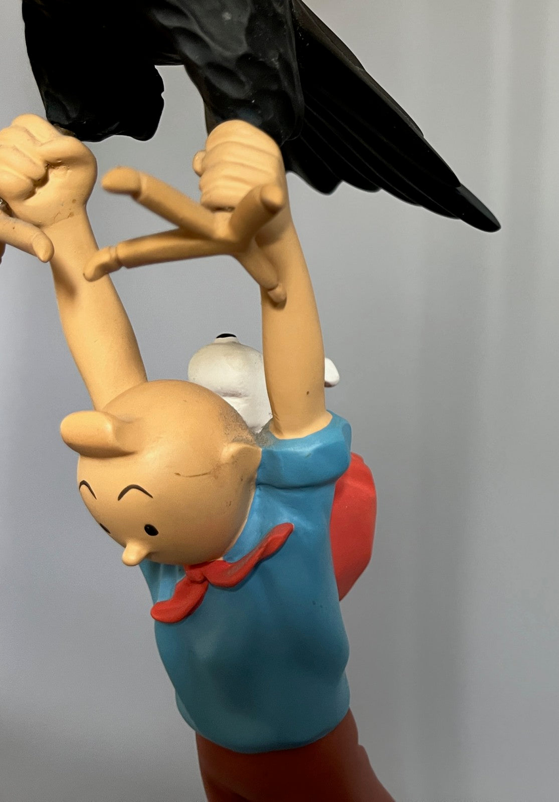 Tintin et Milou suspendus au condor – Leblon Delienne – 1993