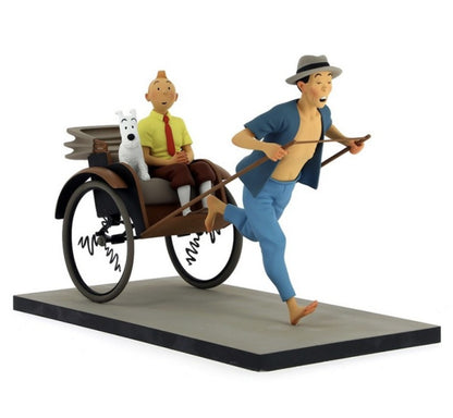 Tintin et Milou dans le pousse pousse – Fariboles – 2017