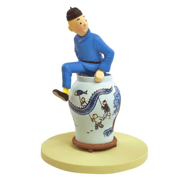 Figurine Tintin Extrême-Orient "Le Lotus Bleu"
