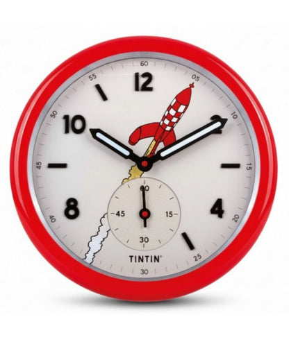 Reloj de pared - Acero color rojo.