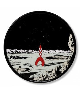 Reloj de pared - Acero color rojo.