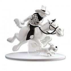 Tintin cow-boy et Milou en Amérique
