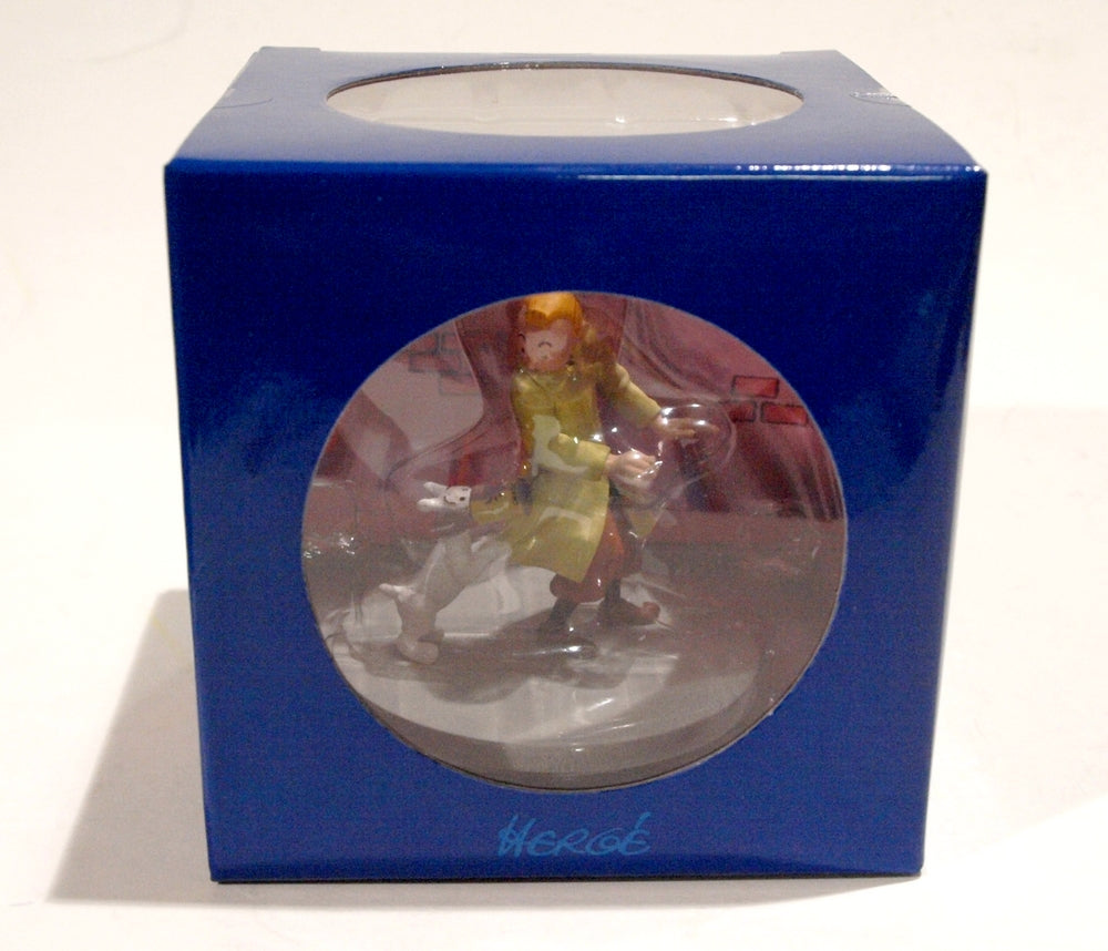 Tintín La Boite de Crabe  Coffret figurine plastique 8 cm