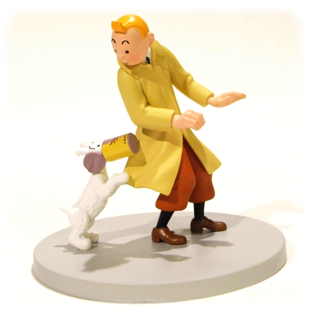 Tintín La Boite de Crabe  Coffret figurine plastique 8 cm
